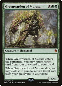 Greenwarden of Murasa - Promo Pack: Ikoria (PPIKO) #174p - Mythic Magic: The Gathering Trading Card