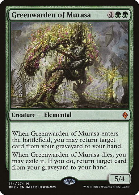 Greenwarden of Murasa - Promo Pack: Ikoria Magic: The Gathering trading card