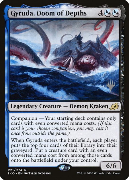 Gyruda, Doom of Depths - Promo Pack: Ikoria Magic: The Gathering trading card