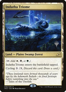 Indatha Triome - Promo Pack: Ikoria (PPIKO) #248p - Rare Magic: The Gathering Trading Card