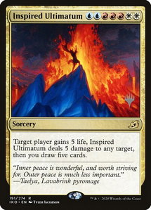 Inspired Ultimatum - Promo Pack: Ikoria (PPIKO) #191p - Rare Magic: The Gathering Trading Card