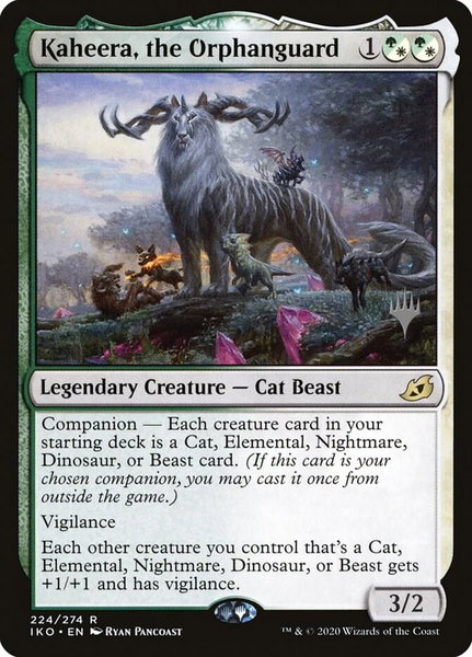 Kaheera, the Orphanguard - Promo Pack: Ikoria Magic: The Gathering trading card