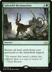 Splendid Reclamation - Promo Pack: Ikoria (PPIKO) #171p - Rare Magic: The Gathering Trading Card
