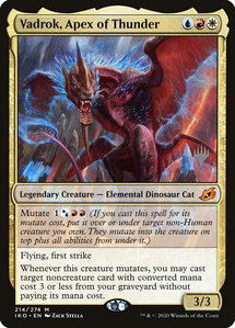 Vadrok, Apex of Thunder - Promo Pack: Ikoria (PPIKO) #214p - Mythic Rare Magic: The Gathering Trading Card