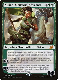 Vivien, Monsters' Advocate - Promo Pack: Ikoria (PPIKO) #175p - Mythic Magic: The Gathering Trading Card