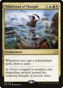 Whirlwind of Thought - Promo Pack: Ikoria (PPIKO) #215p - Rare Magic: The Gathering Trading Card