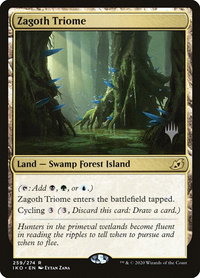 Zagoth Triome - Promo Pack: Ikoria (PPIKO) #259p - Rare Magic: The Gathering Trading Card