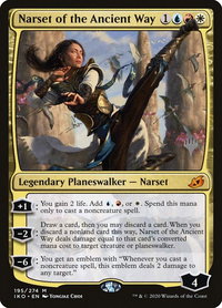 Narset of the Ancient Way - Promo Pack: Ikoria (PPIKO) #195p - Mythic Magic: The Gathering Trading Card