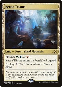 Ketria Triome - Promo Pack: Ikoria (PPIKO) #250p - Rare Magic: The Gathering Trading Card