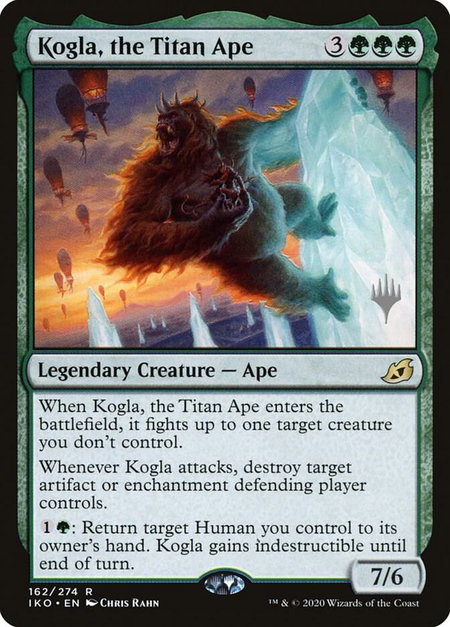 Kogla, the Titan Ape - Promo Pack: Ikoria Magic: The Gathering trading card