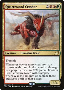 Quartzwood Crasher - Promo Pack: Ikoria (PPIKO) #201p - Rare Magic: The Gathering Trading Card