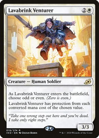 Lavabrink Venturer - Promo Pack: Ikoria (PPIKO) #19p - Rare Magic: The Gathering Trading Card