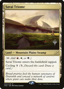 Savai Triome - Promo Pack: Ikoria (PPIKO) #253p - Rare Magic: The Gathering Trading Card