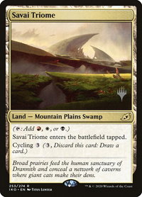 Savai Triome - Promo Pack: Ikoria (PPIKO) #253p - Rare Magic: The Gathering Trading Card
