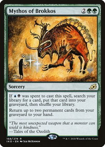 Mythos of Brokkos - Promo Pack: Ikoria (PPIKO) #168p - Rare Magic: The Gathering Trading Card