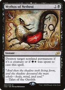 Mythos of Nethroi - Promo Pack: Ikoria (PPIKO) #97p - Rare Magic: The Gathering Trading Card