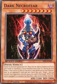 Dark Necrofear - Speed Duel Decks: Twisted Nightmares (SS05) #SS05-ENA01 - Common / Short Print YuGiOh Trading Card