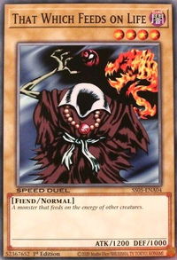 That Which Feeds on Life - Speed Duel Decks: Twisted Nightmares (SS05) #SS05-ENA04 - Common / Short Print YuGiOh Trading Card