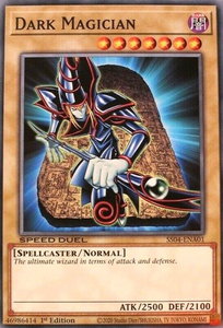 Dark Magician - Speed Duel Decks: Match of the Millennium (SS04) #SS04-ENA01 - Common / Short Print YuGiOh Trading Card