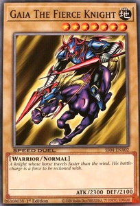 Gaia The Fierce Knight - Speed Duel Decks: Match of the Millennium (SS04) #SS04-ENA02 - Common / Short Print YuGiOh Trading Card