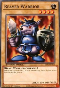 Beaver Warrior - Speed Duel Decks: Match of the Millennium (SS04) #SS04-ENA05 - Common / Short Print YuGiOh Trading Card