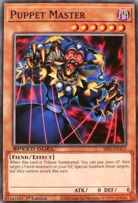 Puppet Master - Speed Duel Decks: Twisted Nightmares (SS05) #SS05-ENA12 - Common / Short Print YuGiOh Trading Card