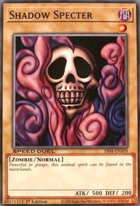 Shadow Specter - Speed Duel Decks: Match of the Millennium (SS04) #SS04-ENA09 - Common / Short Print YuGiOh Trading Card