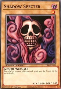 Shadow Specter - Speed Duel Decks: Match of the Millennium (SS04) #SS04-ENA09 - Common / Short Print YuGiOh Trading Card