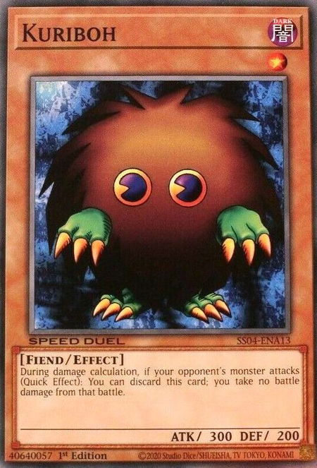 Kuriboh - Speed Duel Decks: Match of the Millennium YuGiOh trading card