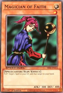 Magician of Faith - Speed Duel Decks: Match of the Millennium (SS04) #SS04-ENA14 - Common / Short Print YuGiOh Trading Card