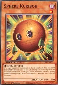 Sphere Kuriboh - Speed Duel Decks: Match of the Millennium (SS04) #SS04-ENA15 - Common / Short Print YuGiOh Trading Card