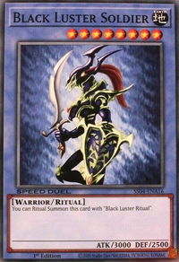 Black Luster Soldier - Speed Duel Decks: Match of the Millennium (SS04) #SS04-ENA16 - Common / Short Print YuGiOh Trading Card