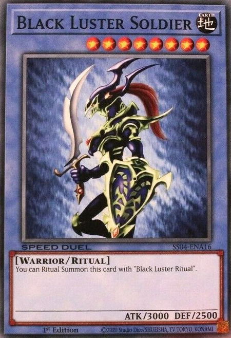 Black Luster Soldier - Speed Duel Decks: Match of the Millennium YuGiOh trading card