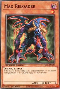 Mad Reloader - Speed Duel Decks: Twisted Nightmares (SS05) #SS05-ENA20 - Common / Short Print YuGiOh Trading Card