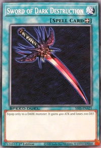Sword of Dark Destruction - Speed Duel Decks: Twisted Nightmares (SS05) #SS05-ENA21 - Common / Short Print YuGiOh Trading Card