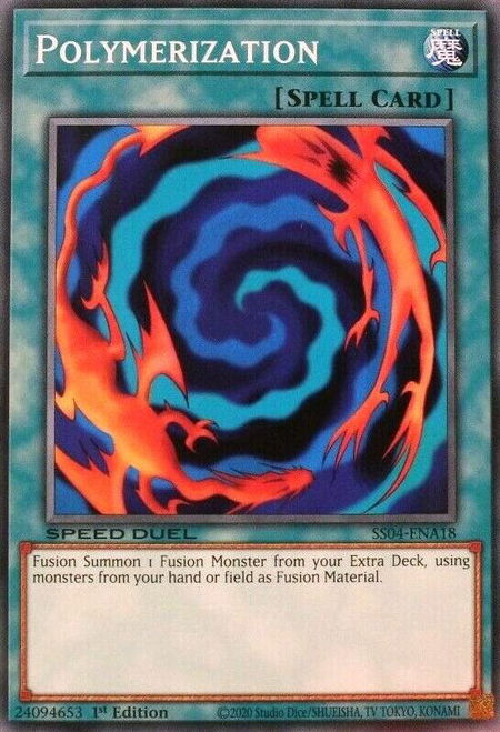 Polymerization (A) - Speed Duel Decks: Match of the Millennium YuGiOh trading card