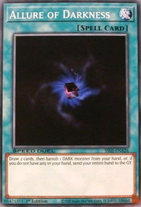 Allure of Darkness - Speed Duel Decks: Twisted Nightmares (SS05) #SS05-ENA26 - Common / Short Print YuGiOh Trading Card