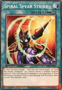 Spiral Spear Strike - Speed Duel Decks: Match of the Millennium (SS04) #SS04-ENA21 - Common / Short Print YuGiOh Trading Card