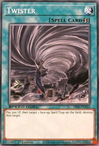 Twister - Speed Duel Decks: Match of the Millennium (SS04) #SS04-ENA22 - Common / Short Print YuGiOh Trading Card