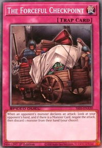 The Forceful Checkpoint - Speed Duel Decks: Twisted Nightmares (SS05) #SS05-ENA30 - Common / Short Print YuGiOh Trading Card
