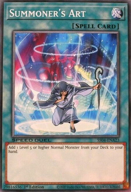 Summoner's Art - Speed Duel Decks: Match of the Millennium YuGiOh trading card