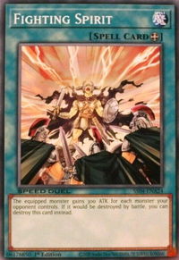 Fighting Spirit - Speed Duel Decks: Match of the Millennium (SS04) #SS04-ENA24 - Common / Short Print YuGiOh Trading Card