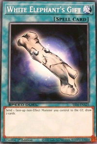 White Elephant's Gift - Speed Duel Decks: Match of the Millennium (SS04) #SS04-ENA25 - Common / Short Print YuGiOh Trading Card