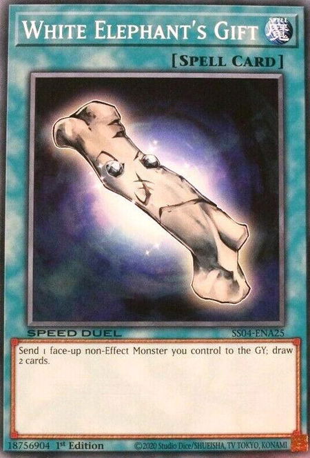 White Elephant's Gift - Speed Duel Decks: Match of the Millennium YuGiOh trading card