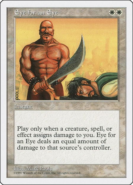 Eye for an Eye - Fifth Edition Magic: The Gathering trading card