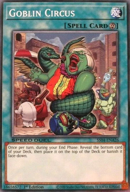 Goblin Circus - Speed Duel Decks: Match of the Millennium YuGiOh trading card