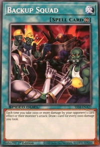 Backup Squad - Speed Duel Decks: Match of the Millennium (SS04) #SS04-ENA27 - Common / Short Print YuGiOh Trading Card