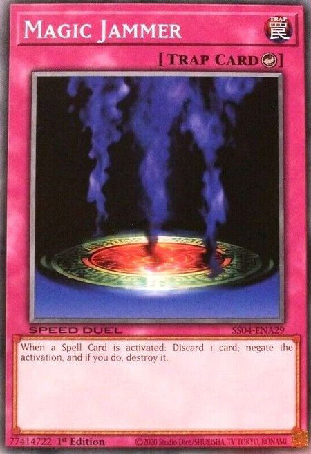 Magic Jammer - Speed Duel Decks: Match of the Millennium YuGiOh trading card