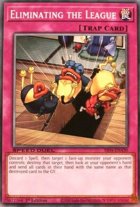 Eliminating the League - Speed Duel Decks: Match of the Millennium YuGiOh trading card