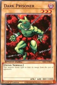 Dark Prisoner - Speed Duel Decks: Twisted Nightmares (SS05) #SS05-ENB06 - Common / Short Print YuGiOh Trading Card
